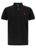 Polo Ralph Lauren Schwarzes Baumwoll-Poloshirt