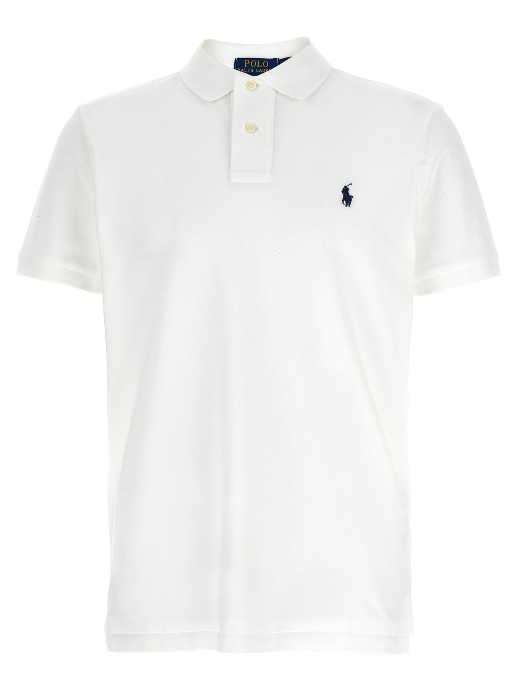 Polo Ralph Lauren Weißes Poloshirt aus Baumwolle