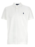 Polo Ralph Lauren Weißes Poloshirt aus Baumwolle