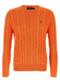Polo Ralph Lauren Orange Baumwollstrickjacke