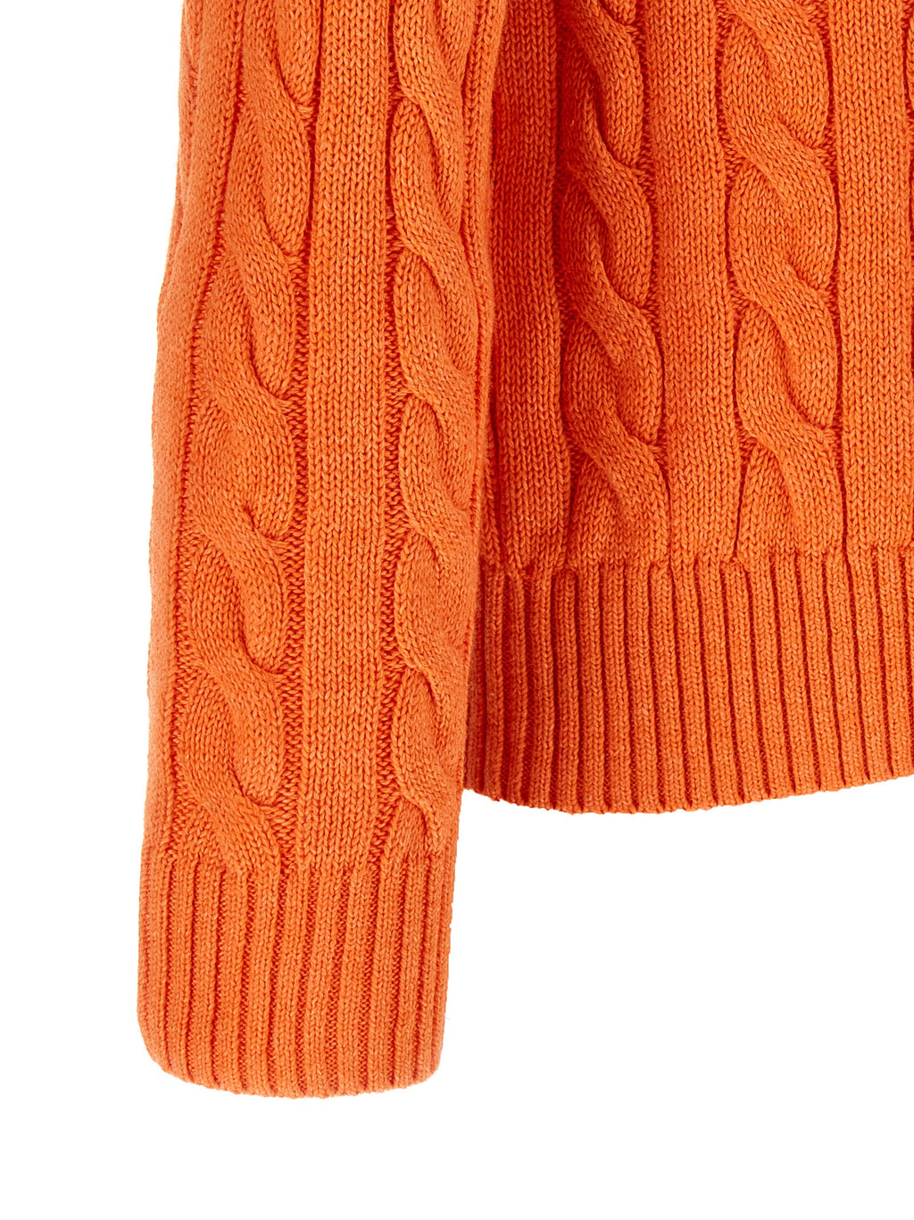 Polo Ralph Lauren Orange Baumwollstrickjacke