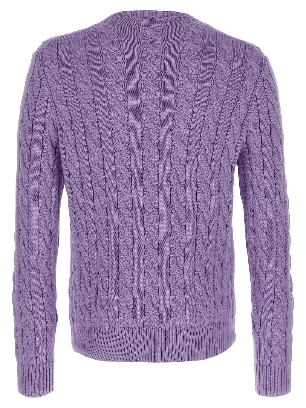 Polo Ralph Lauren Lila Baumwollstrickjacke