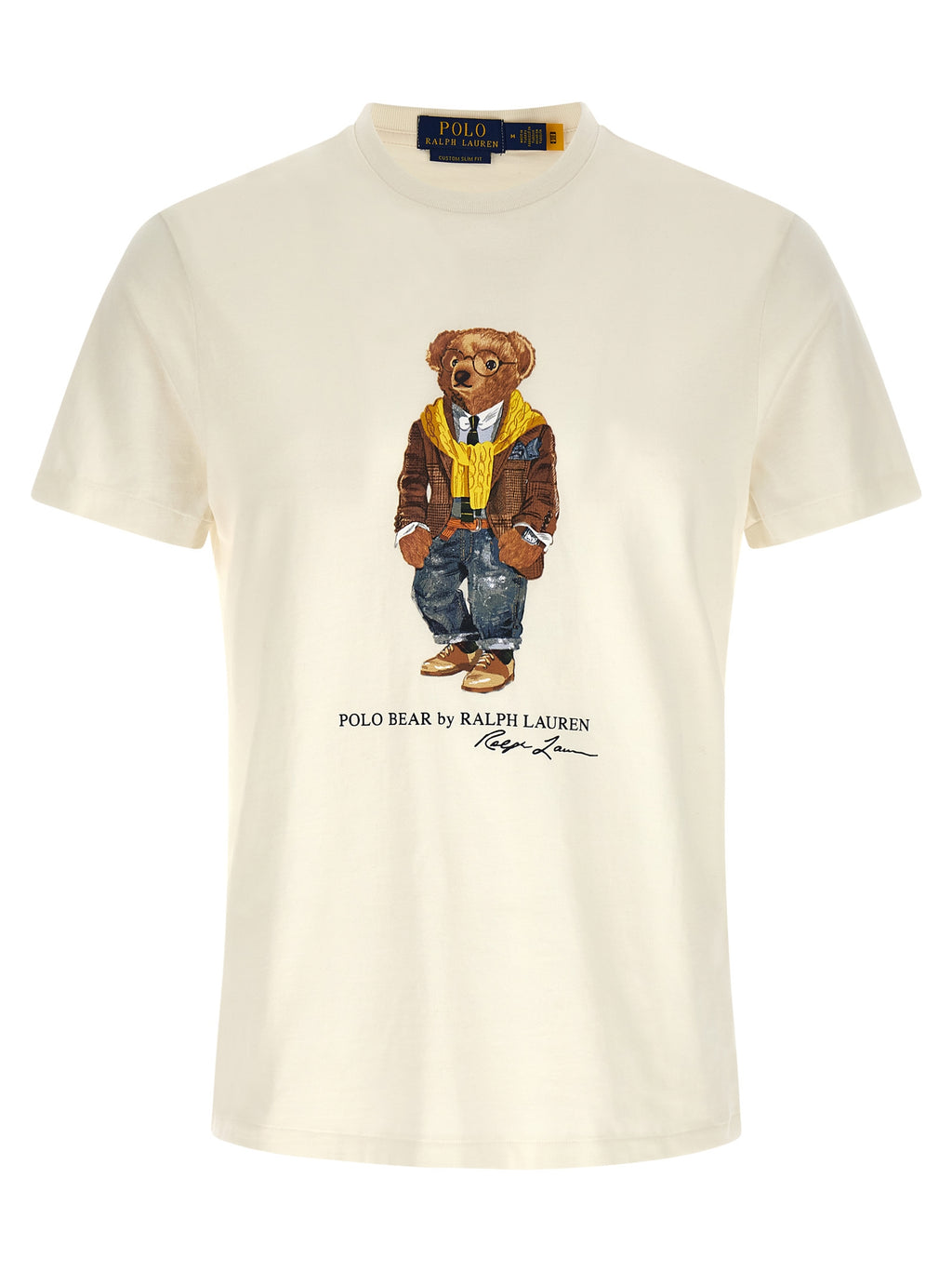 Polo Ralph Lauren Weißes Baumwoll-T-Shirt
