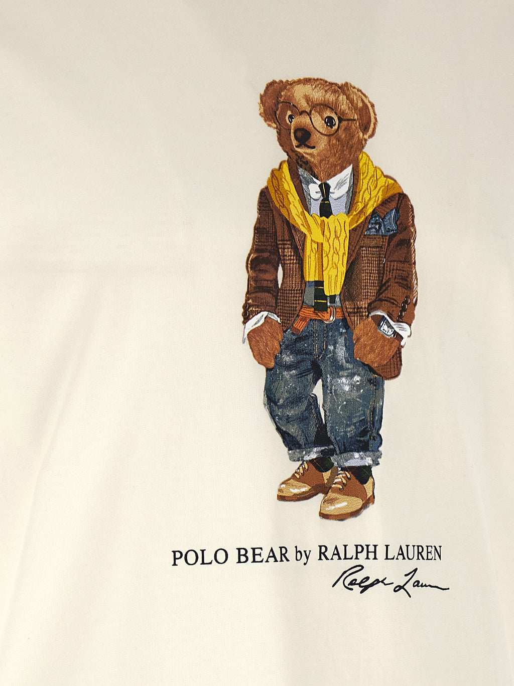Polo Ralph Lauren Weißes Baumwoll-T-Shirt