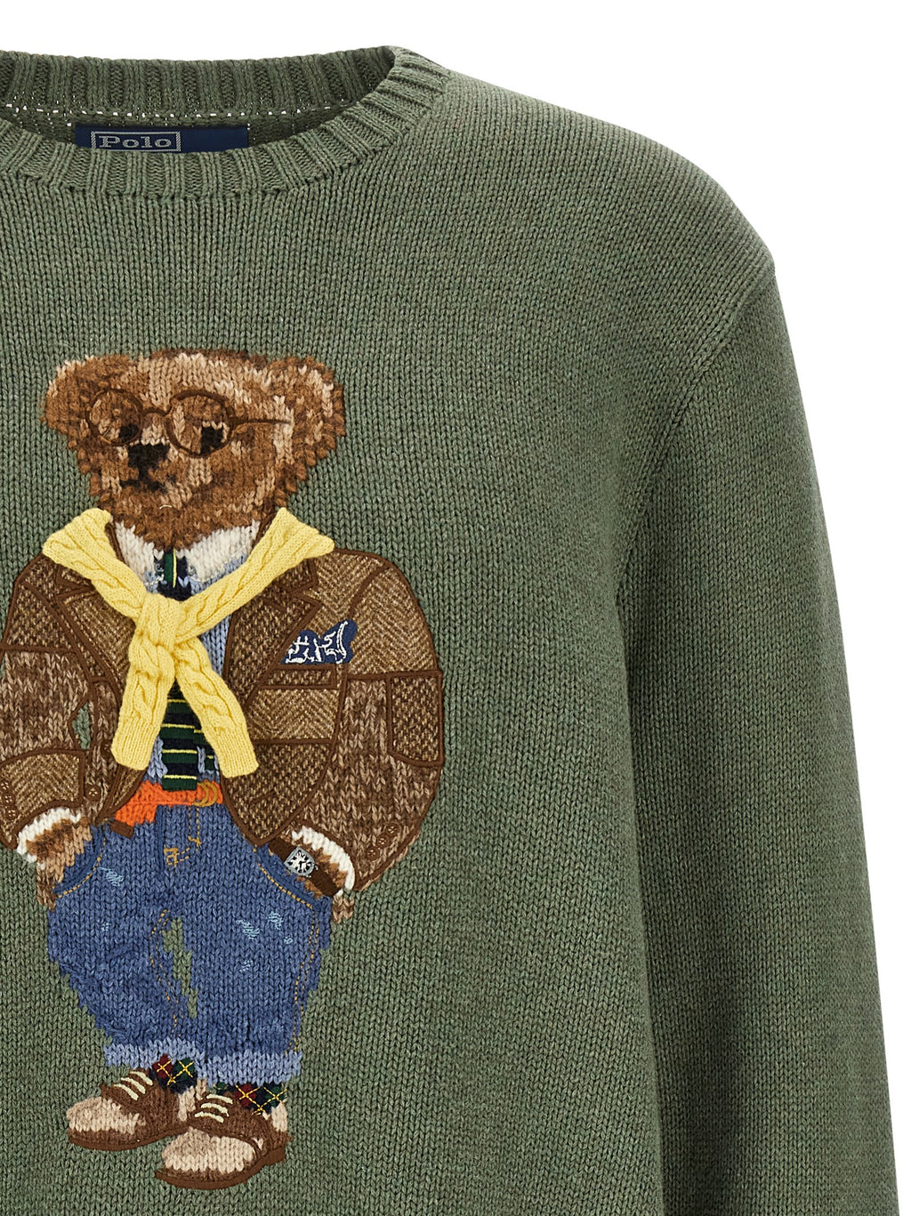 Polo Ralph Lauren Baumwoll-Cardigan in Zweifarbenoptik