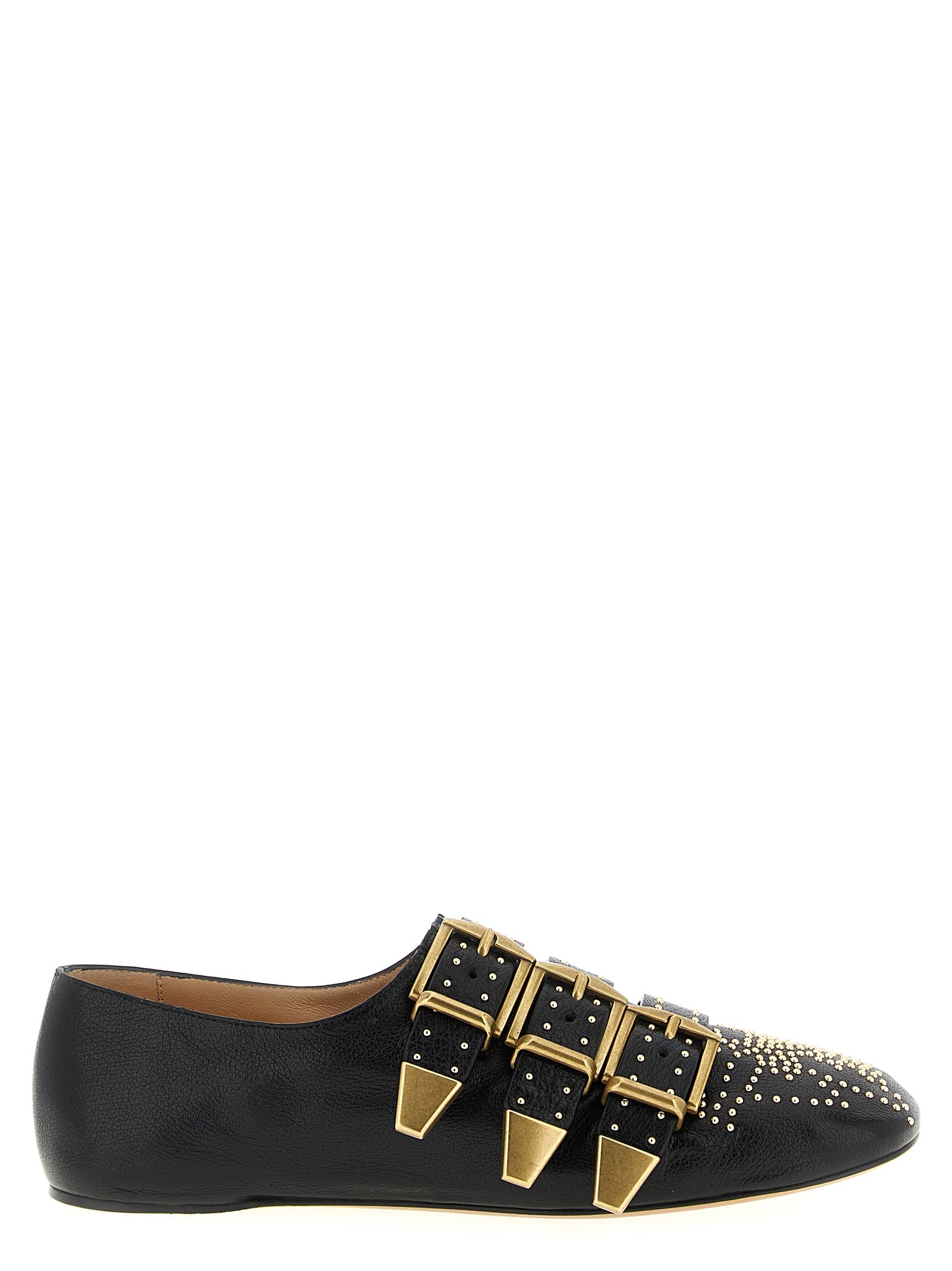 Chloé Schwarze Ballerinas aus Lammleder
