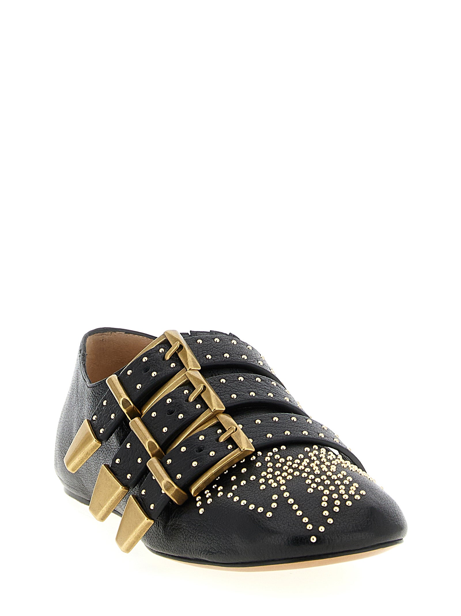 Chloé Schwarze Ballerinas aus Lammleder