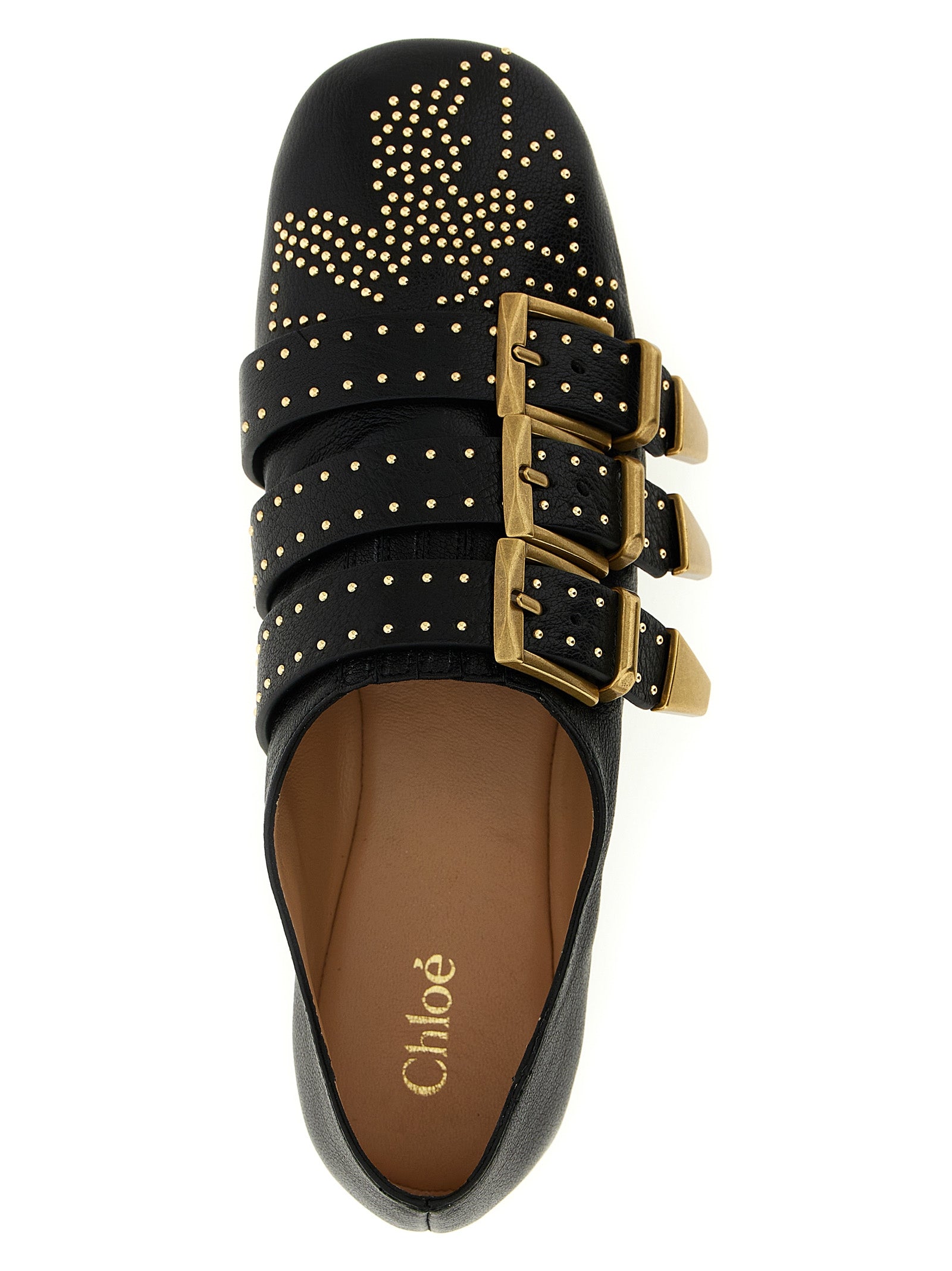 Chloé Schwarze Ballerinas aus Lammleder