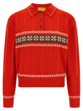 Guest in Residence Mehrfarbige Wollstrickjacke