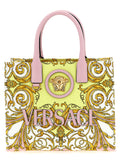 Versace Multicolor Baumwoll-Tragetasche