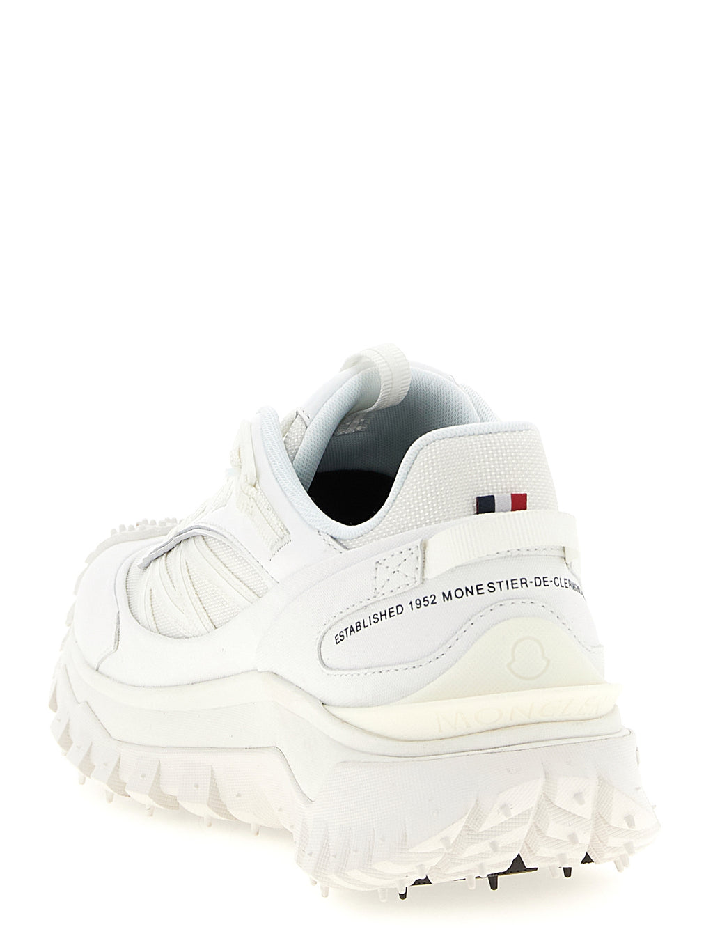 Moncler Weiße Sneaker aus Polyamid