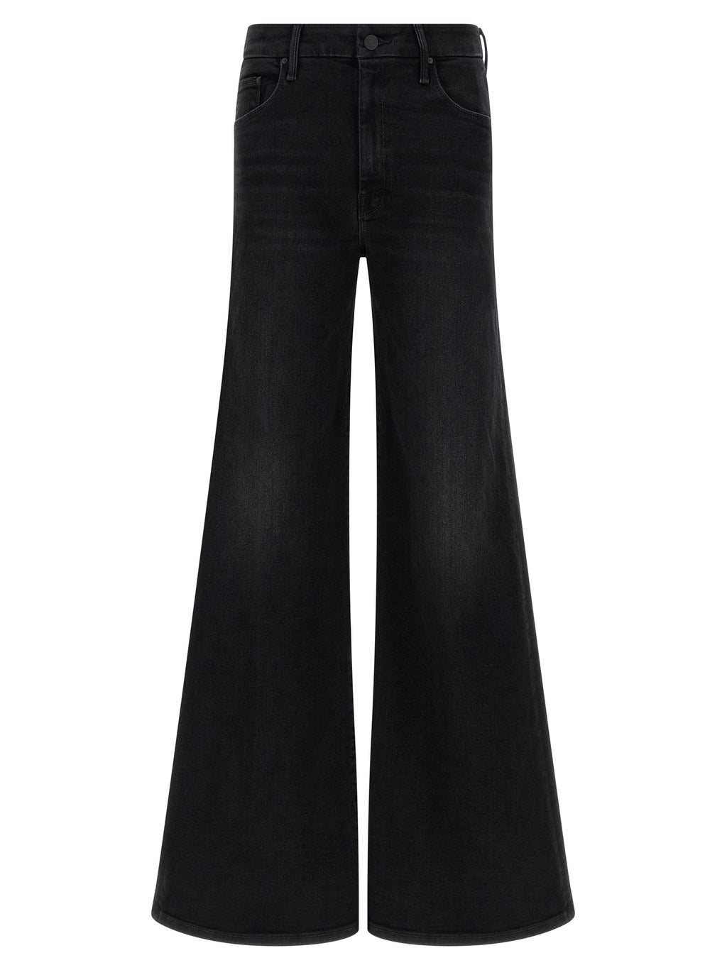 Mother Denim Schwarze Baumwoll-Schlagjeans