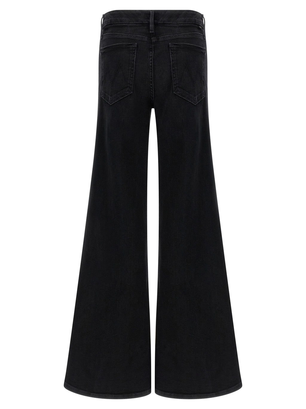 Mother Denim Schwarze Baumwoll-Schlagjeans