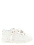 Off-White Orange Kunststoff-Sneaker