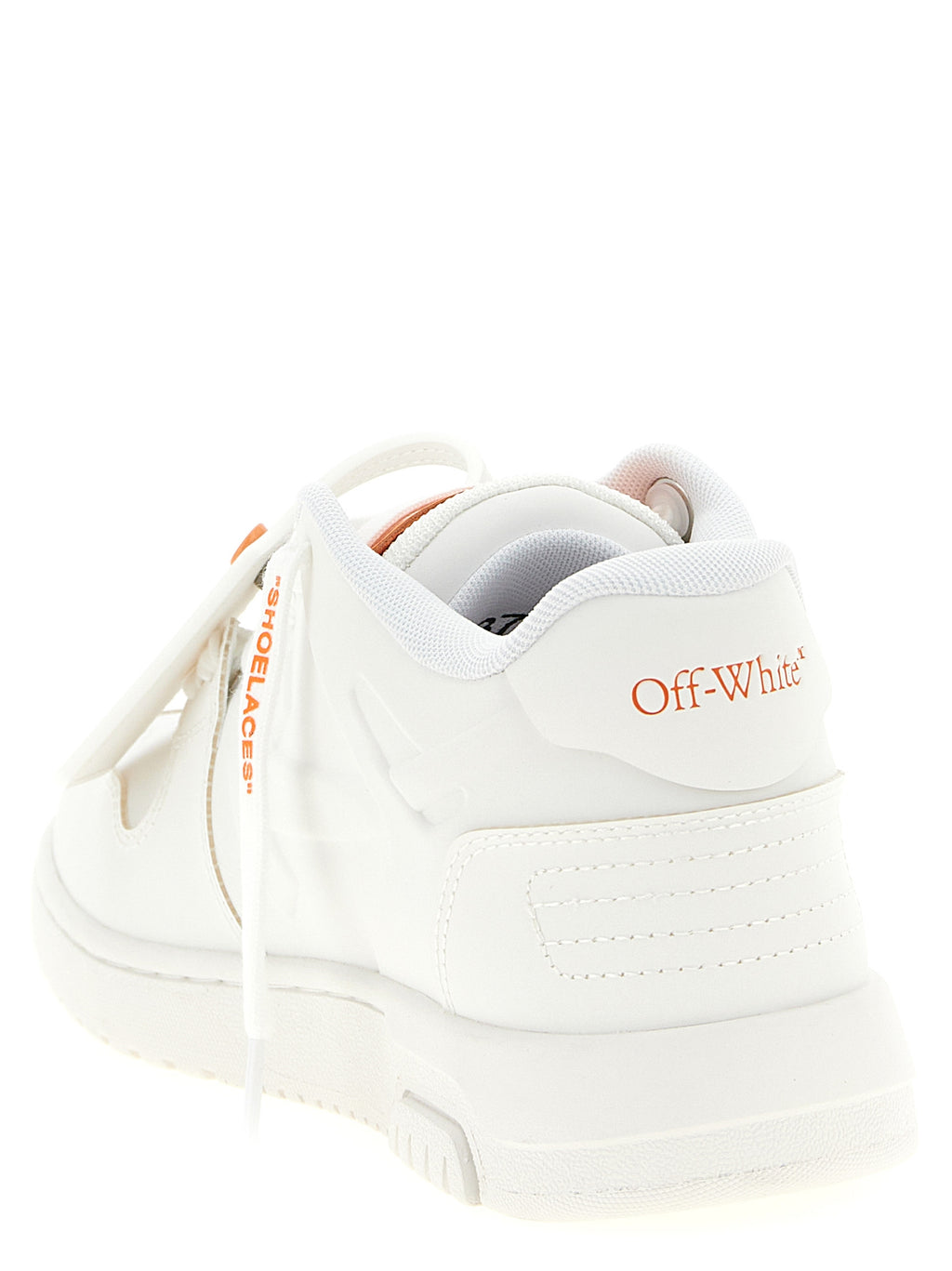 Off-White Orange Kunststoff-Sneaker