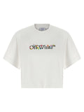 Off-White Weißes Baumwoll-T-Shirt