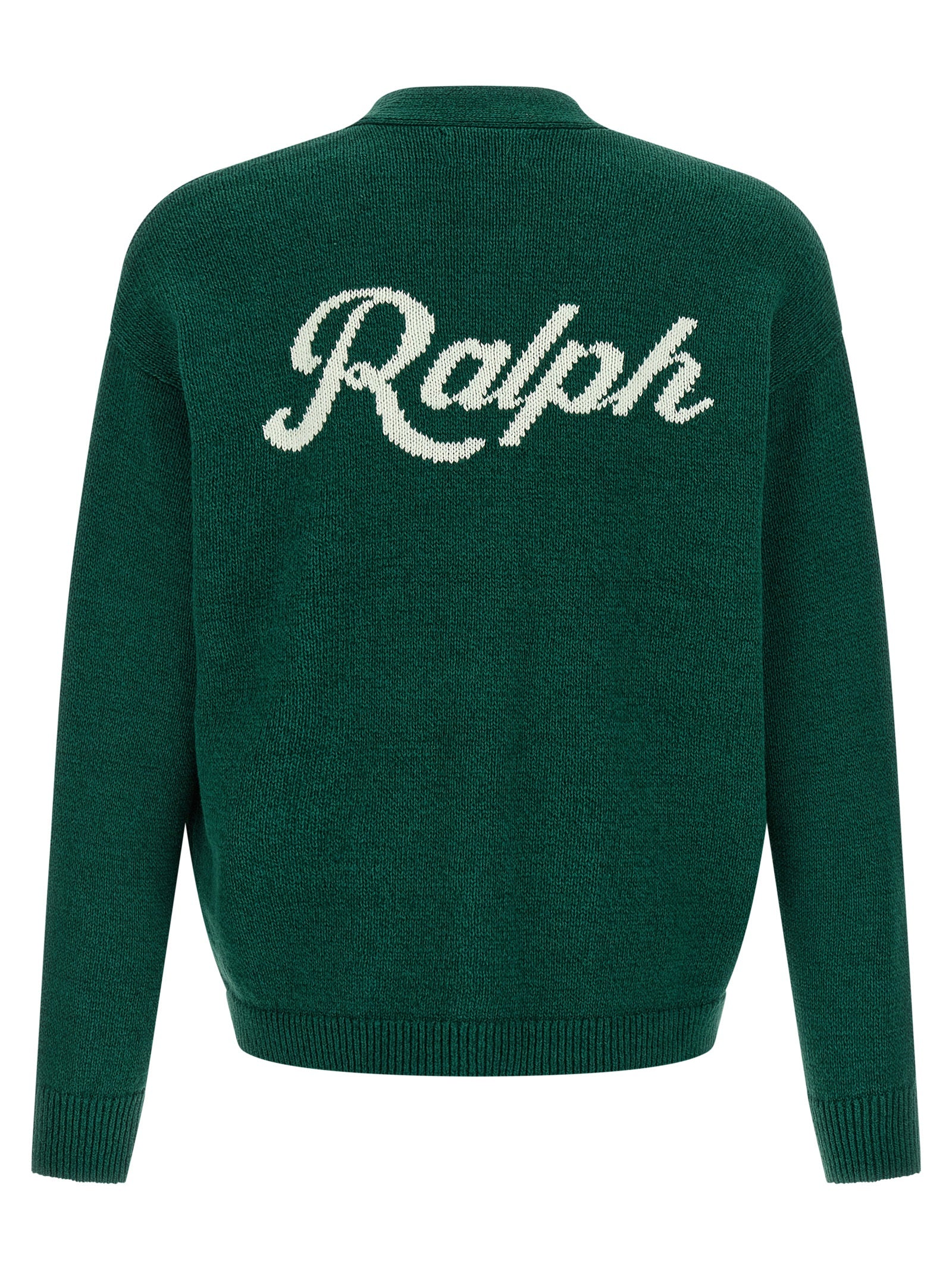 Polo Ralph Lauren Zweifarbige Leinenstrickjacke