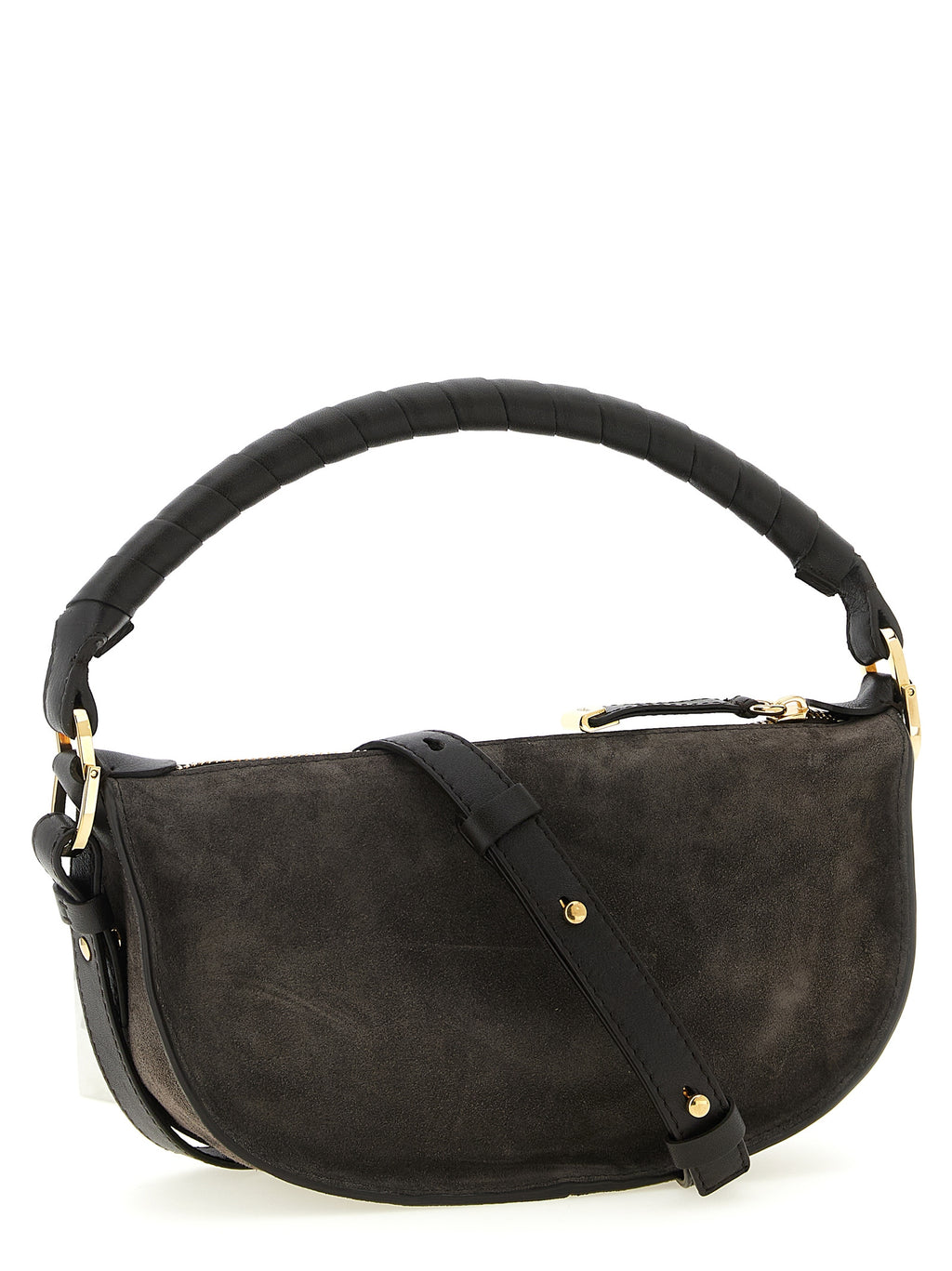 Chloé Braunes Kalbsleder Damen Crossbody Tasche