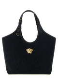 Versace Schwarze Baumwolltasche