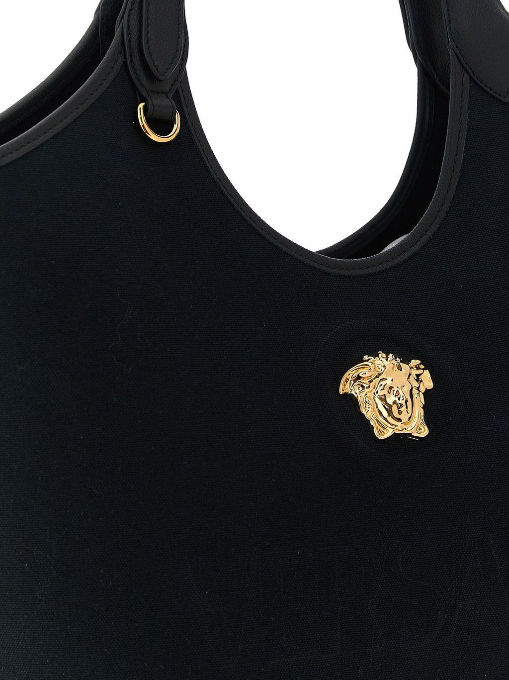Versace Schwarze Baumwolltasche