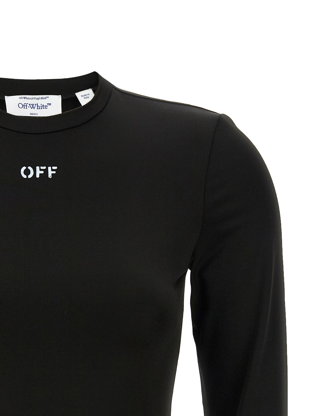 Off-White Schwarzer Cardigan aus Acetat