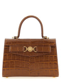 Versace Braune Kalbsleder-Handtasche