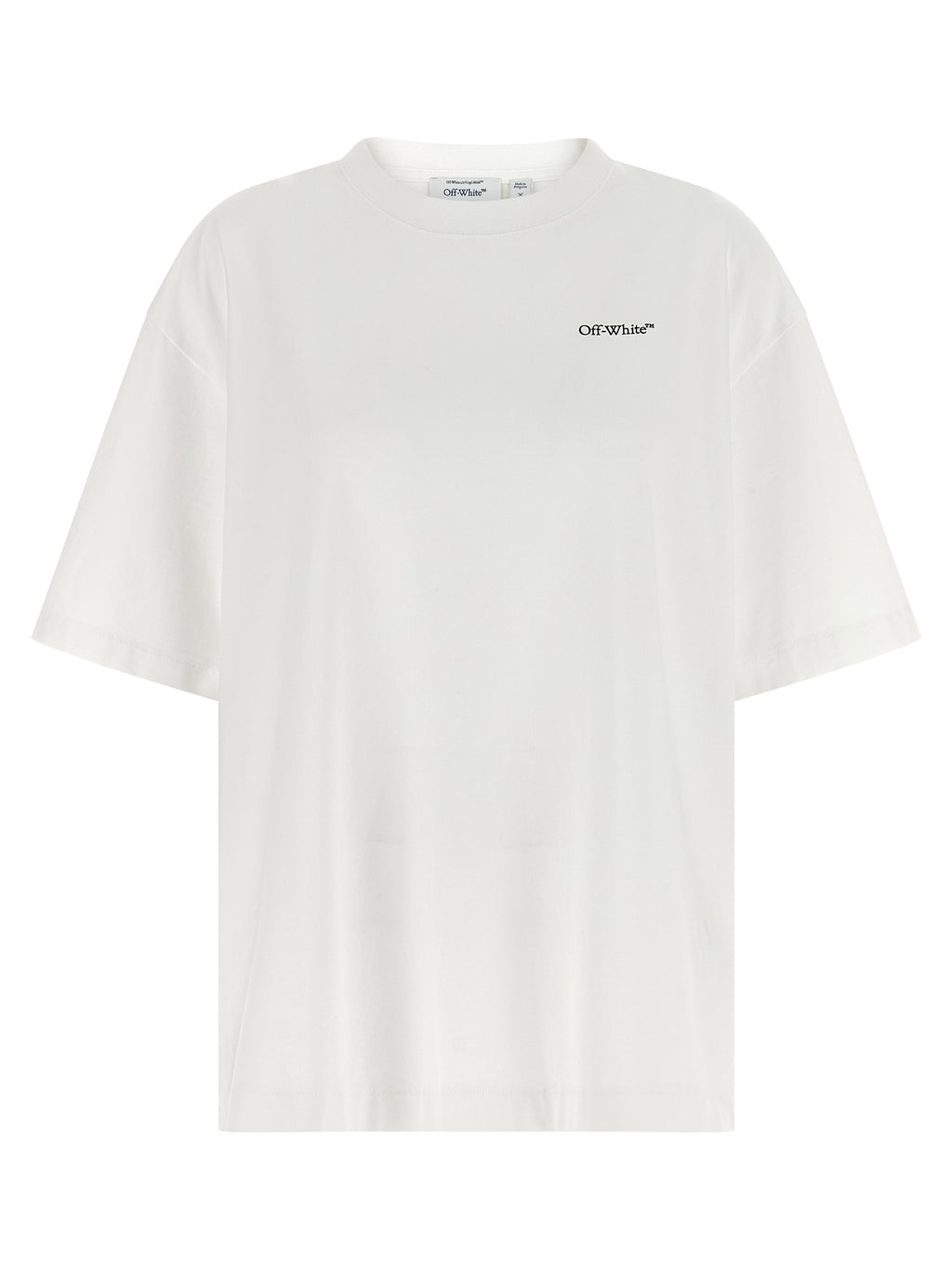 Off-White Weißes Baumwoll-T-Shirt