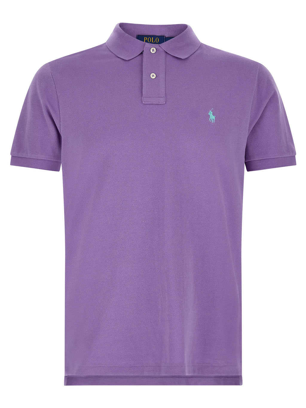 Polo Ralph Lauren Lila Baumwoll-Poloshirt