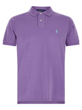 Polo Ralph Lauren Lila Baumwoll-Poloshirt
