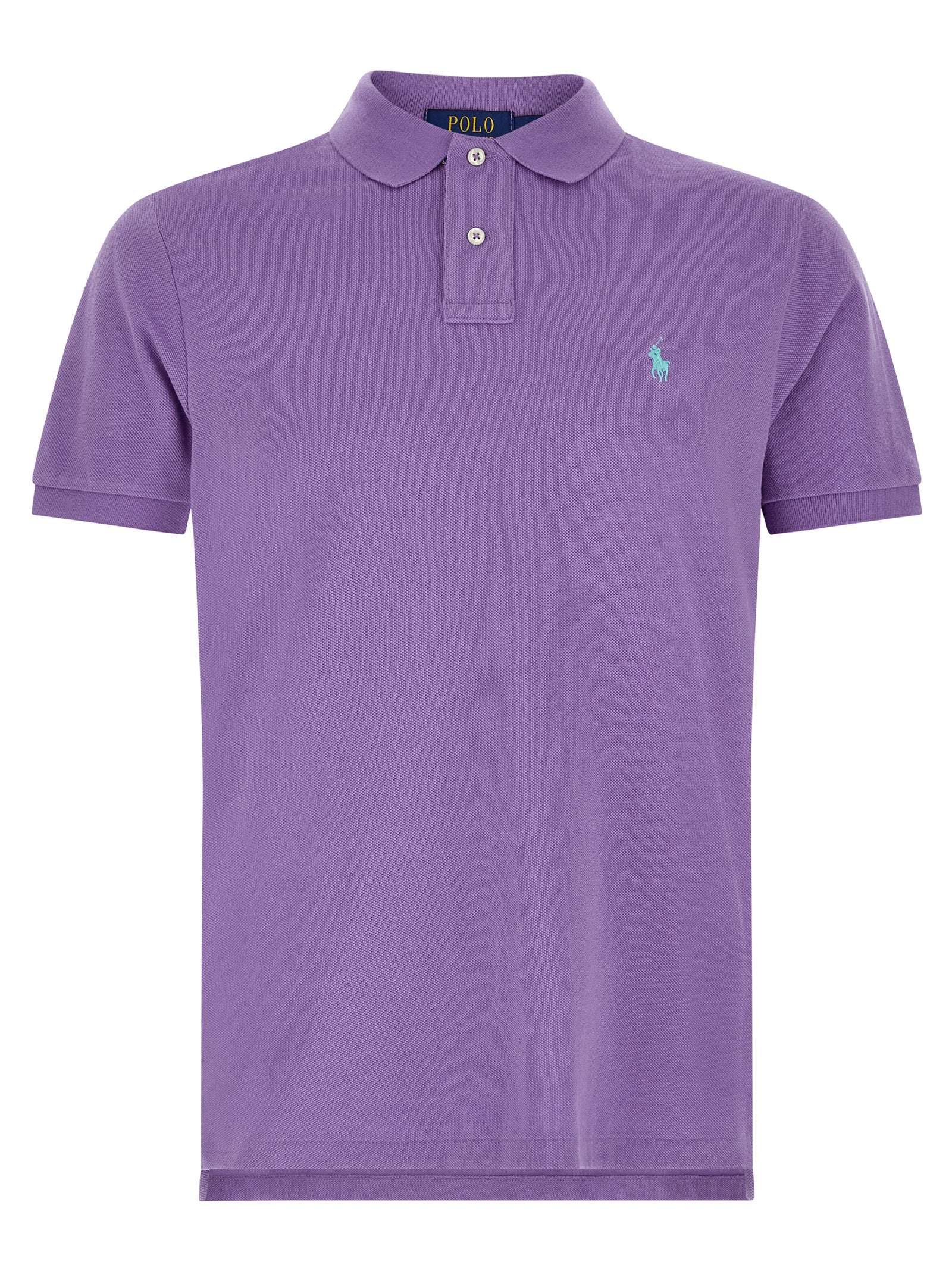Polo Ralph Lauren Lila Baumwoll-Poloshirt
