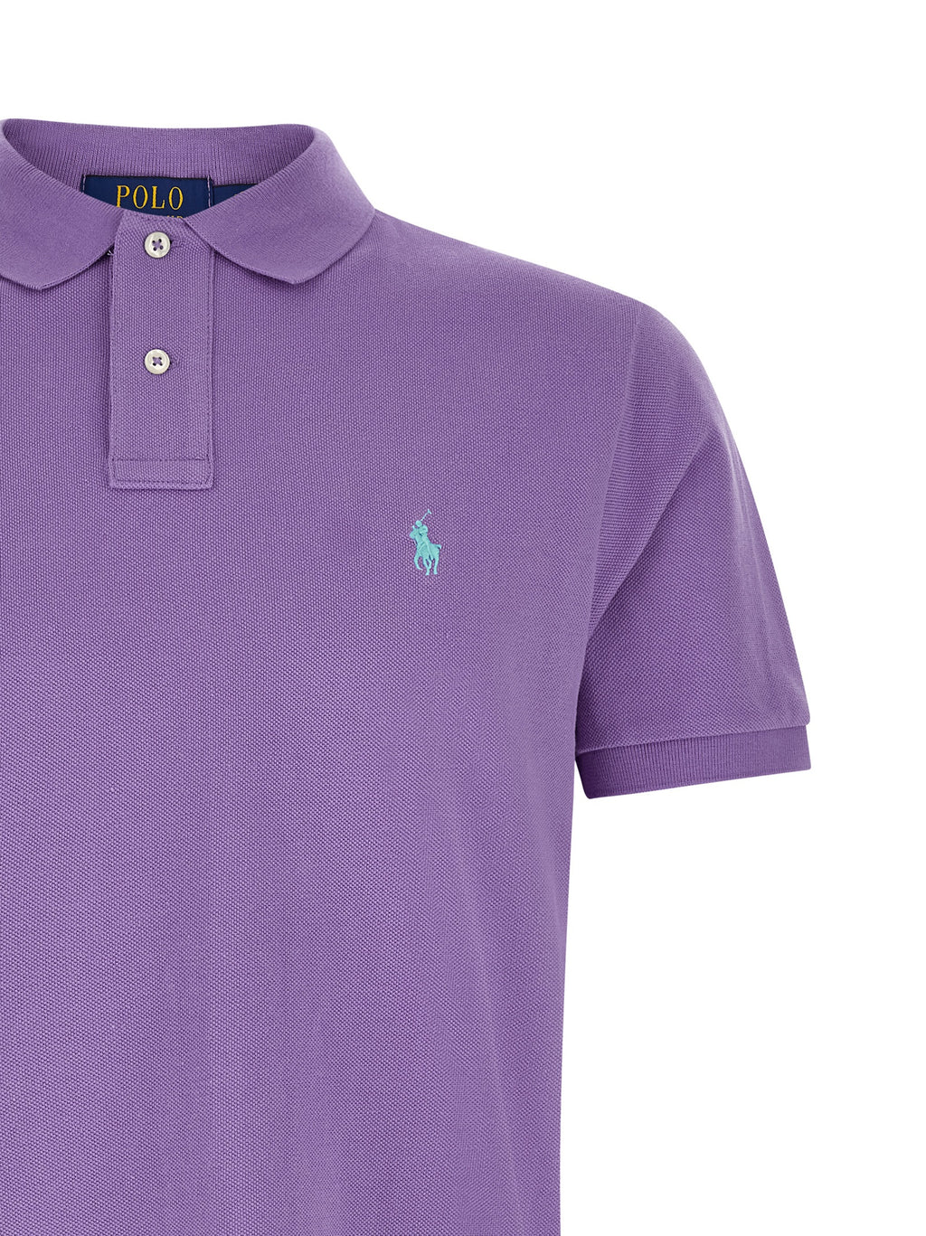 Polo Ralph Lauren Lila Baumwoll-Poloshirt