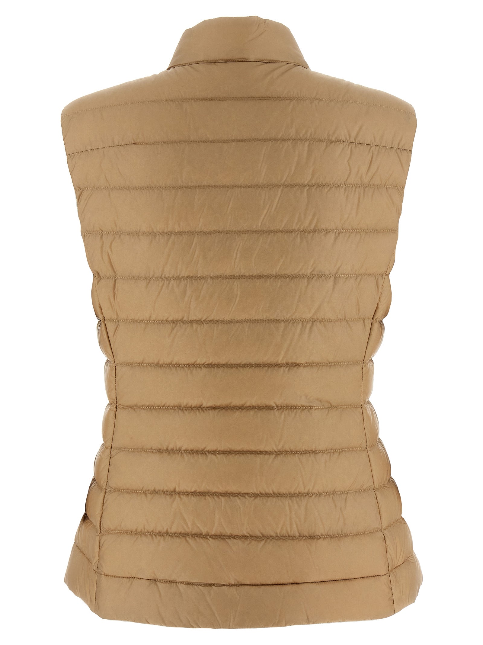 Moncler Beige Polyamid Ärmellose Jacke
