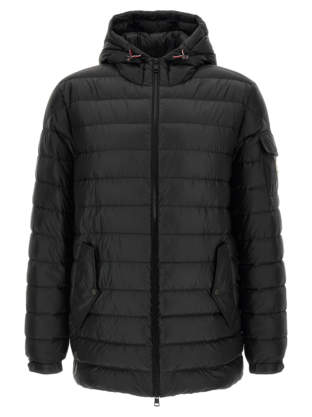 Moncler Schwarzer Parka aus Polyamid
