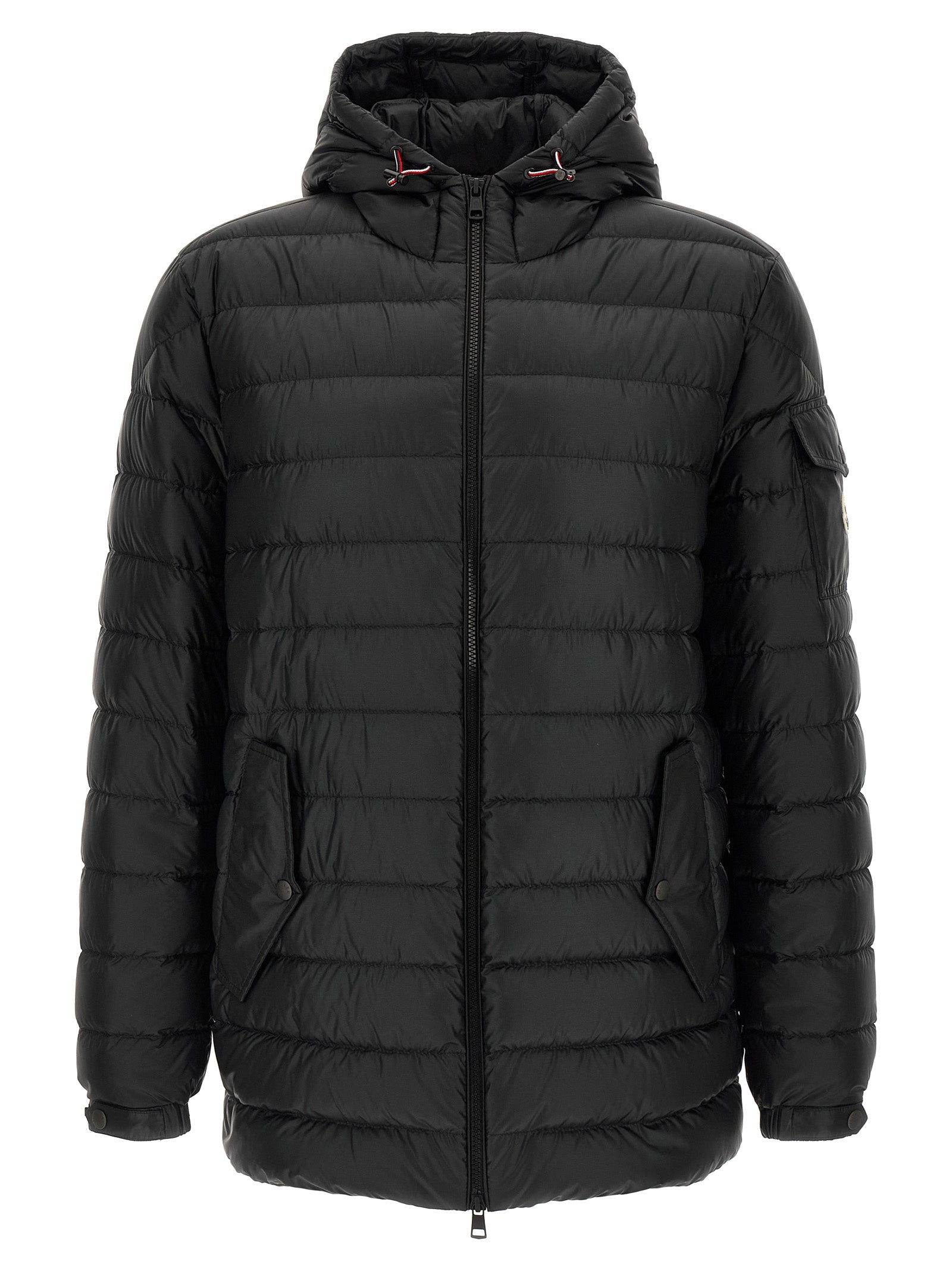 Moncler Schwarzer Parka aus Polyamid