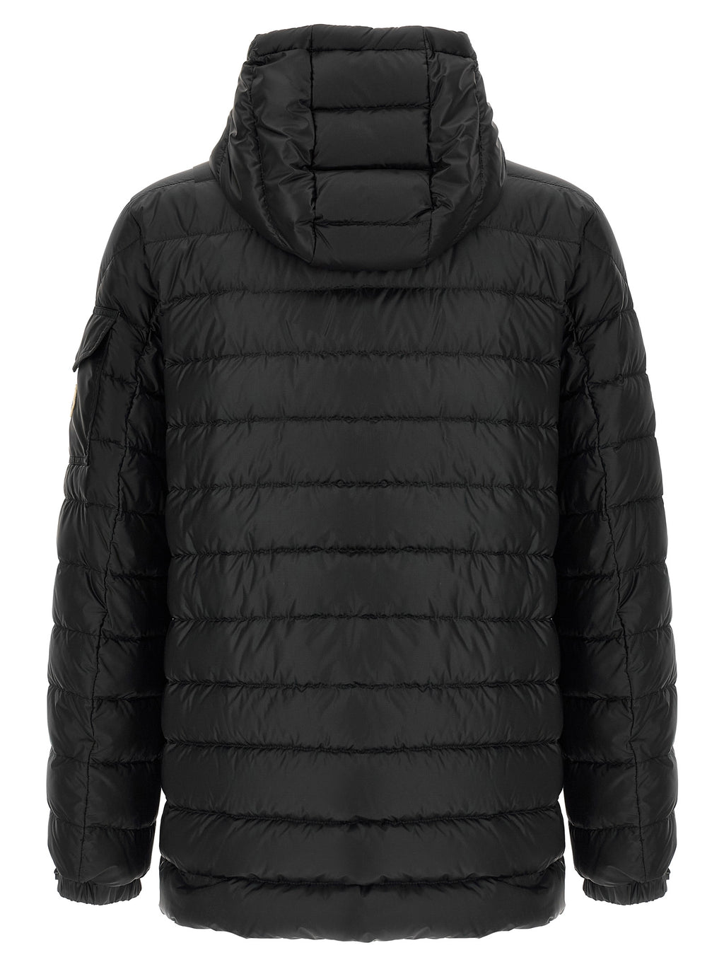 Moncler Schwarzer Parka aus Polyamid