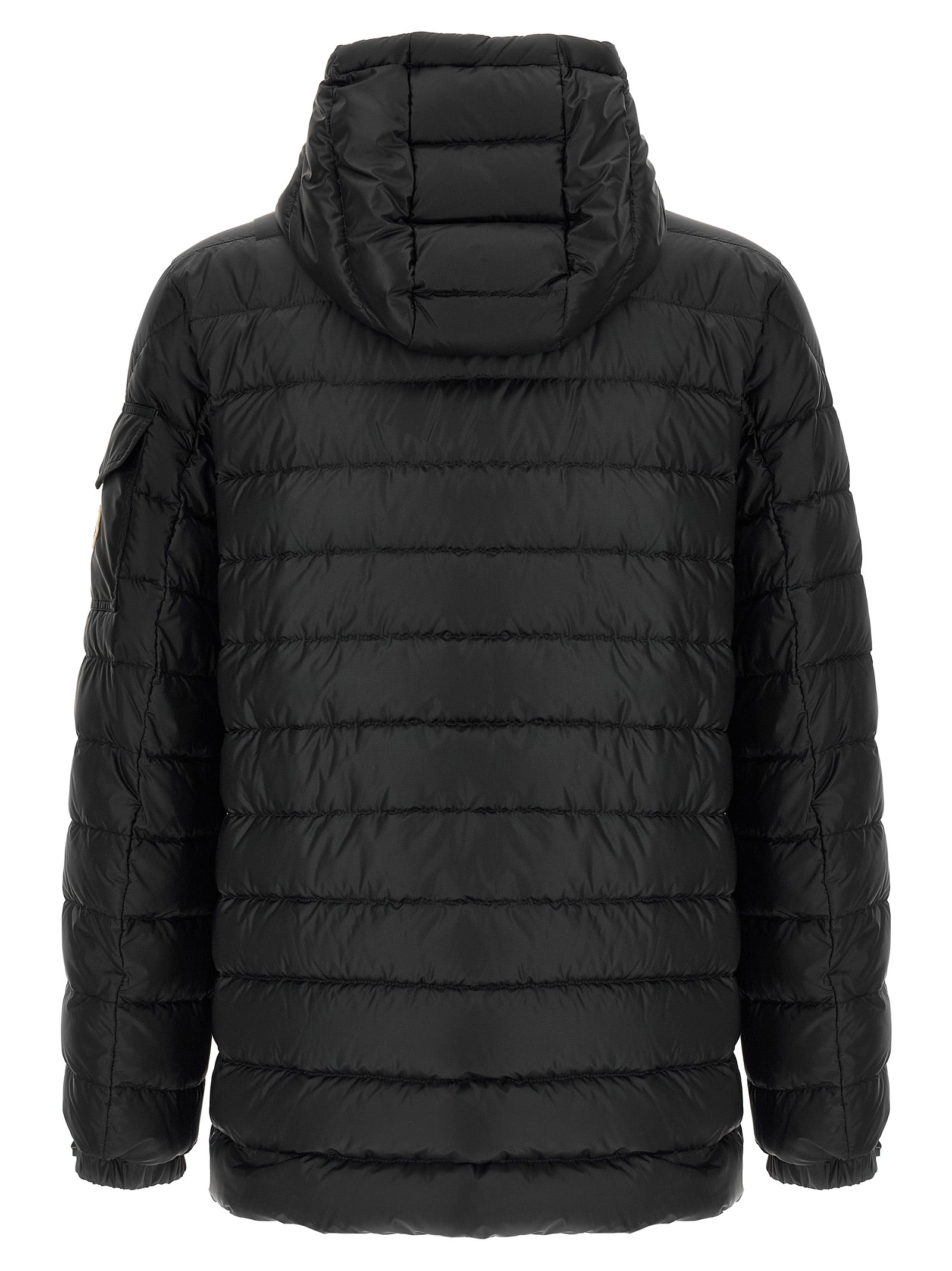Moncler Schwarzer Parka aus Polyamid