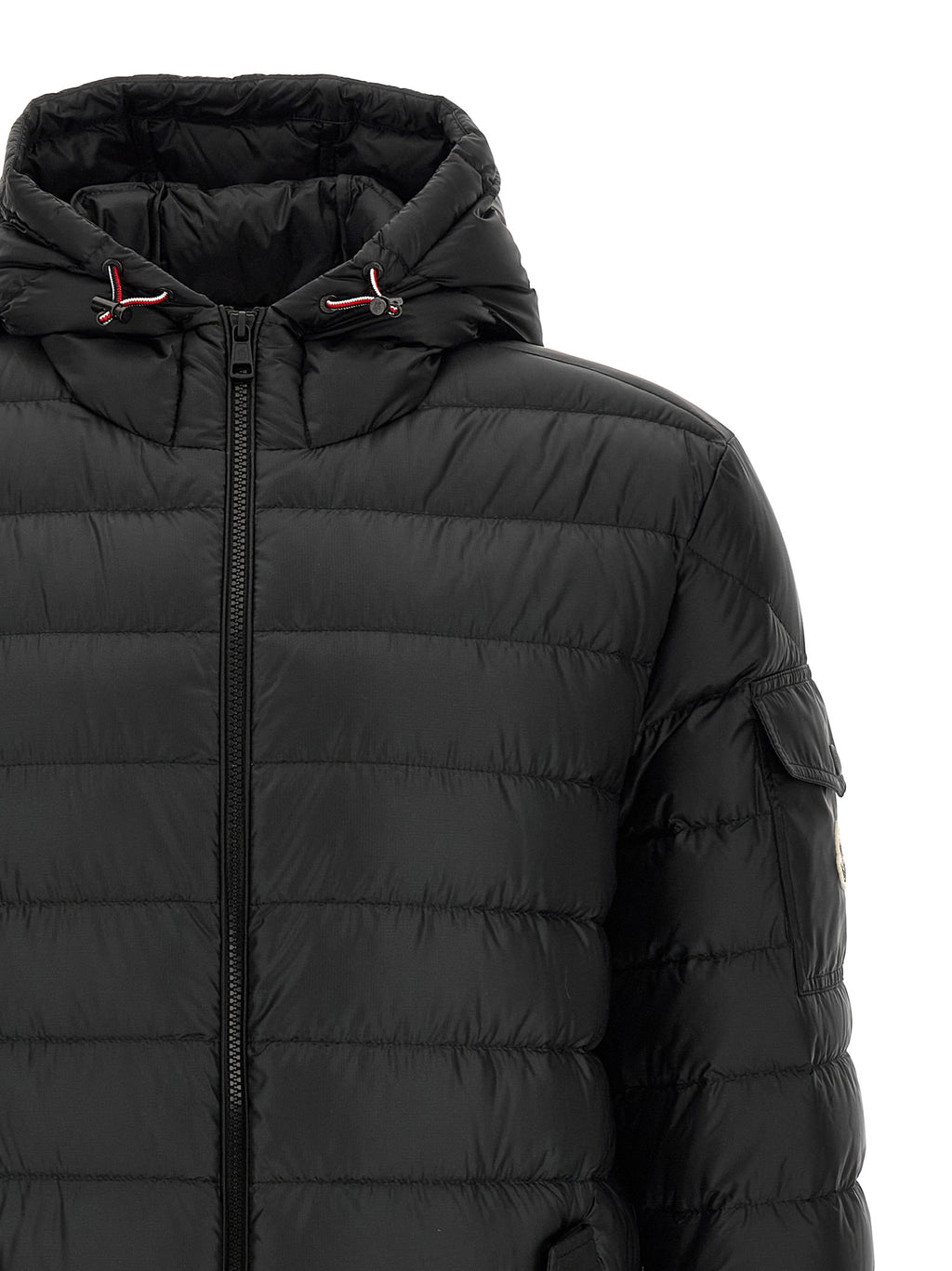 Moncler Schwarzer Parka aus Polyamid