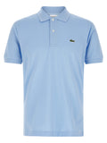 Lacoste Blaues Baumwoll-Polohemd