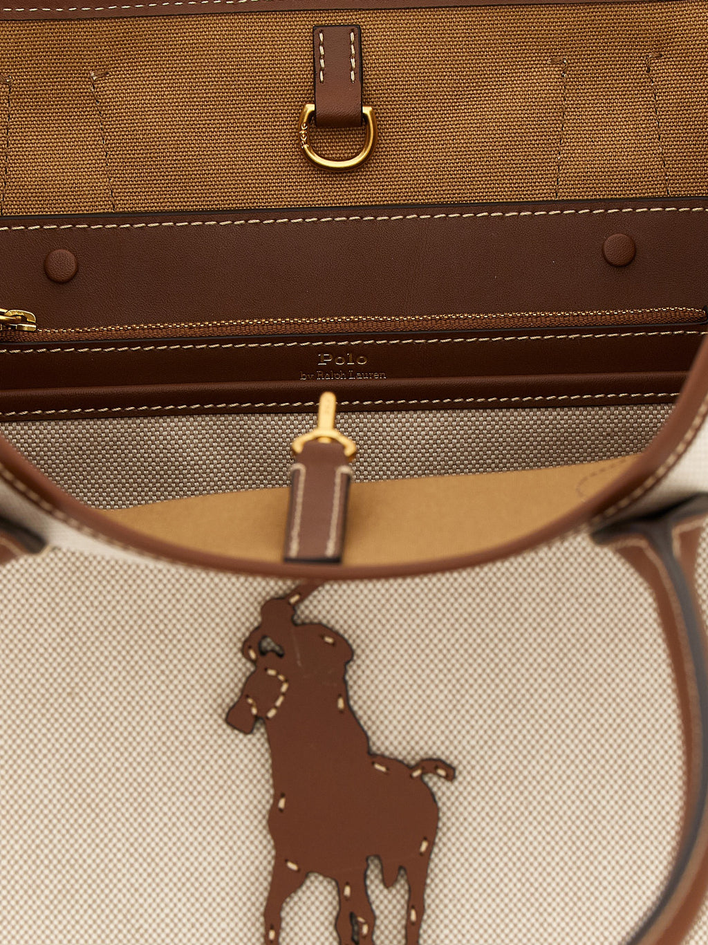 Polo Ralph Lauren Braune Baumwolltasche