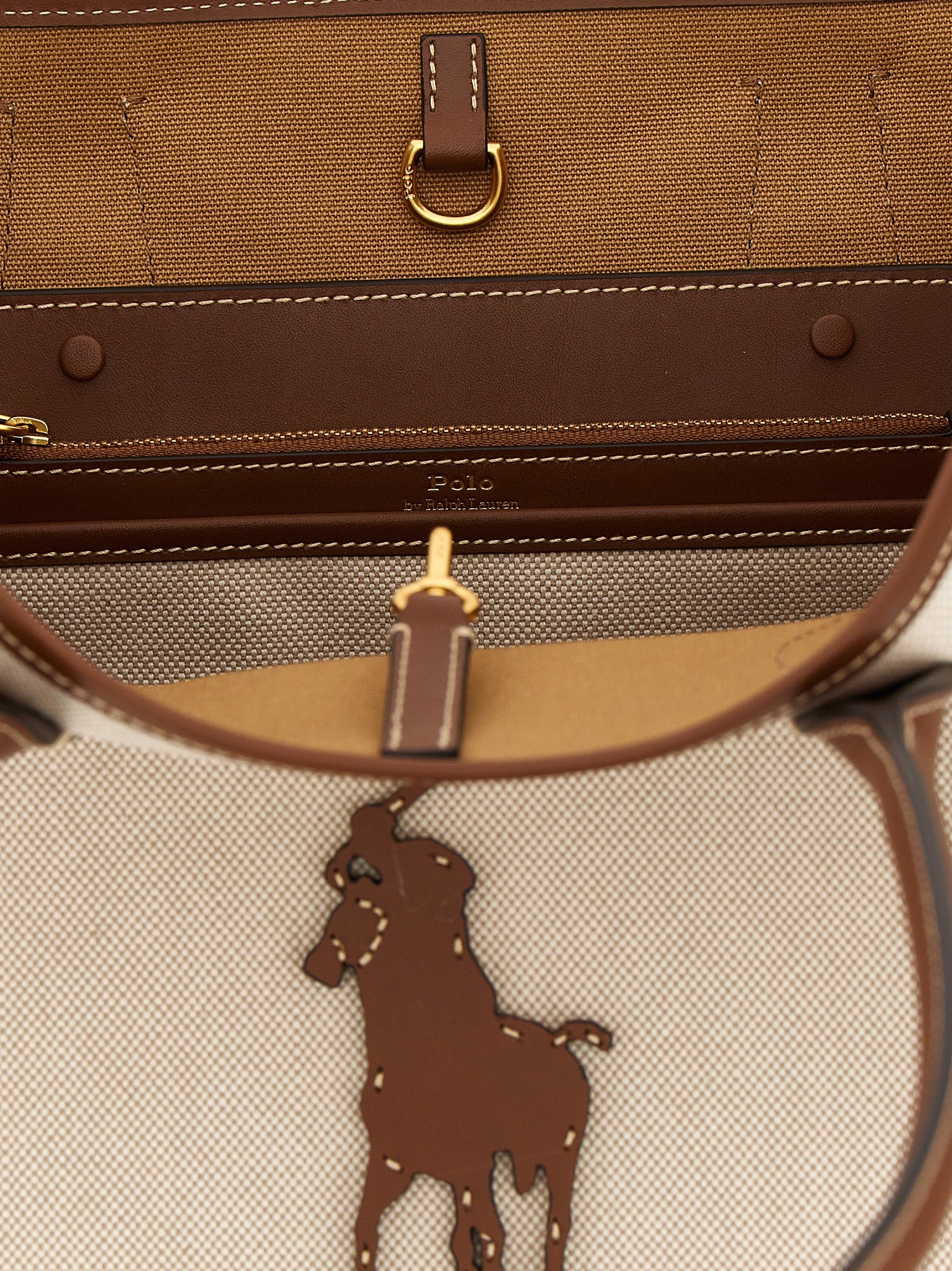 Polo Ralph Lauren Braune Baumwolltasche