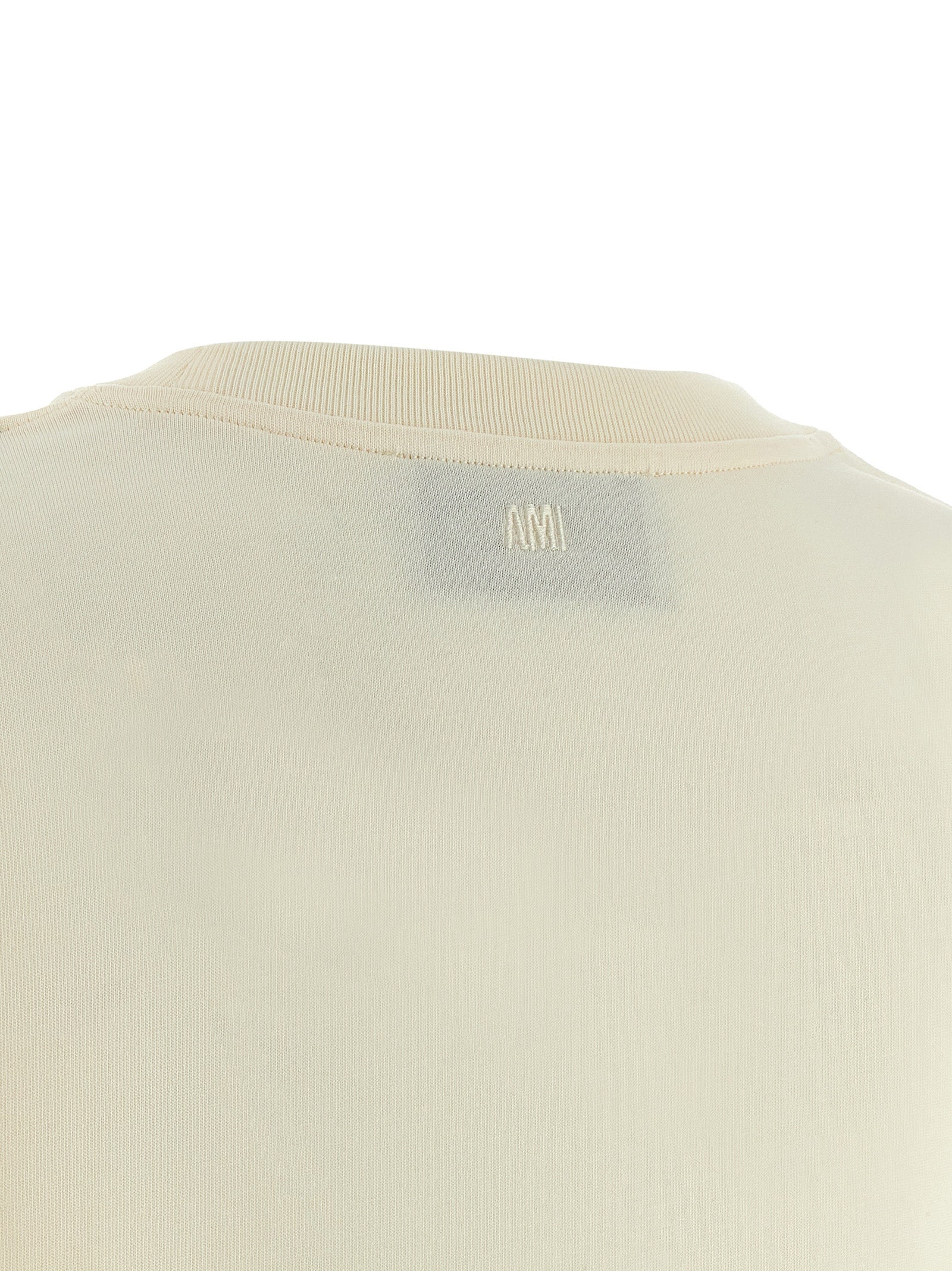 Ami Paris Beiges Baumwoll-T-Shirt