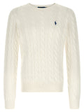 Polo Ralph Lauren Weißer Strickcardigan aus Baumwolle