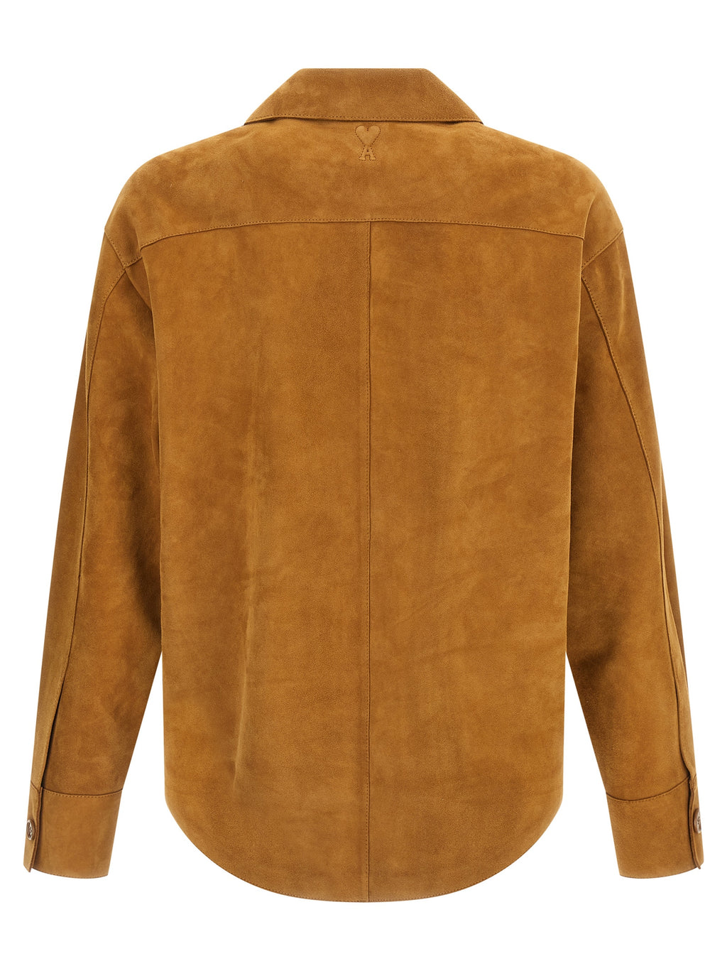 Ami Paris Braune Lammlederjacke