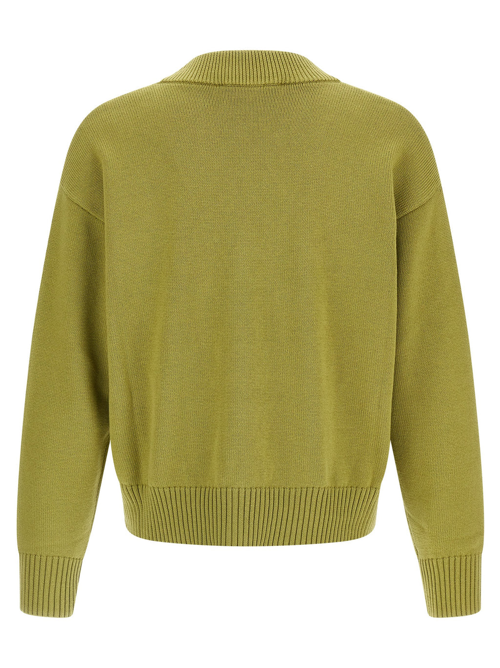 Ami Paris Zweifarbige Wollstrickjacke