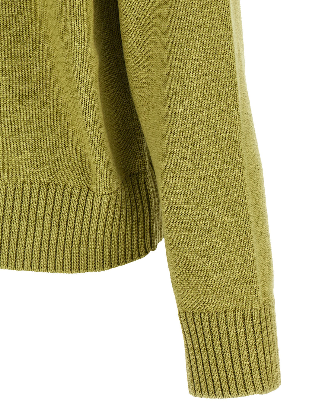 Ami Paris Zweifarbige Wollstrickjacke