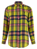 Polo Ralph Lauren Mehrfarbige Leinenbluse