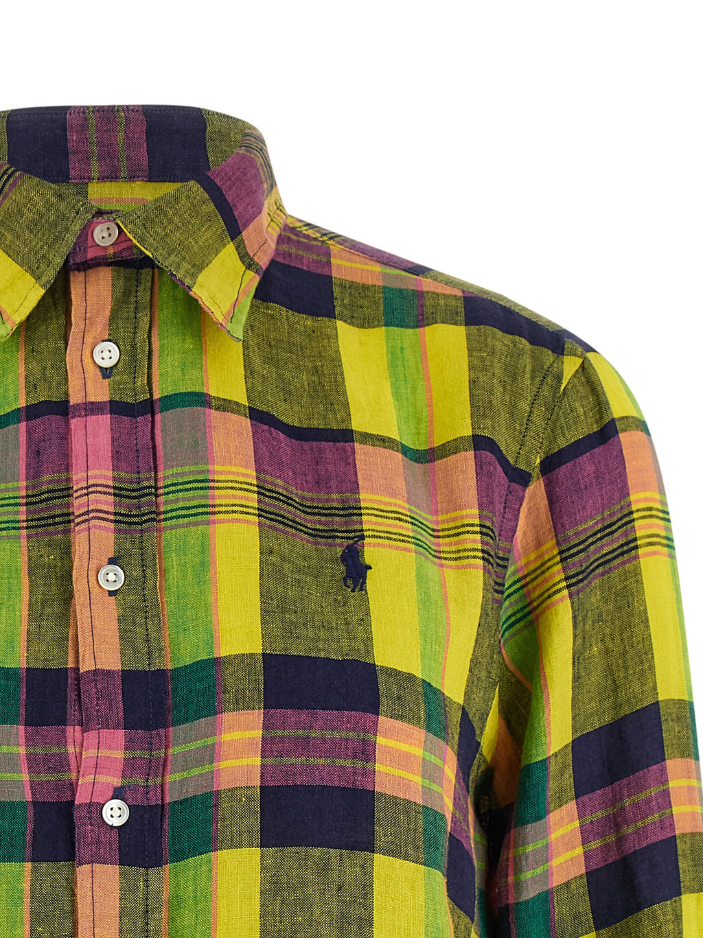 Polo Ralph Lauren Mehrfarbige Leinenbluse
