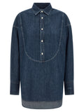 Polo Ralph Lauren Blaue Baumwollbluse