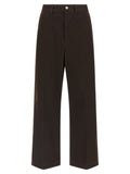 Polo Ralph Lauren Elegante braune Baumwollhosen für Frauen