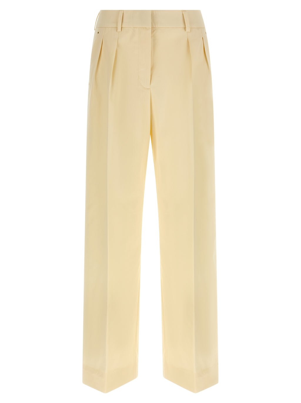 Moncler Beige Baumwoll-Anzughose